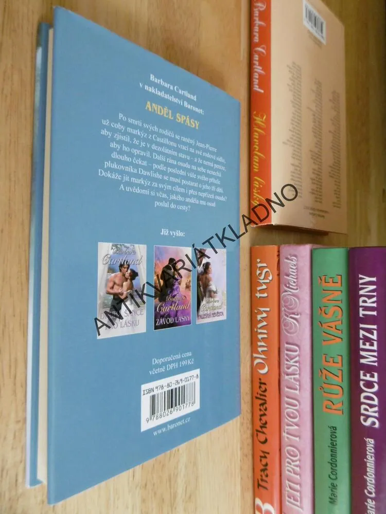 ANDĚL SPÁSY, BARBARA CARTLAND, CARTLANDOVÁ, **an