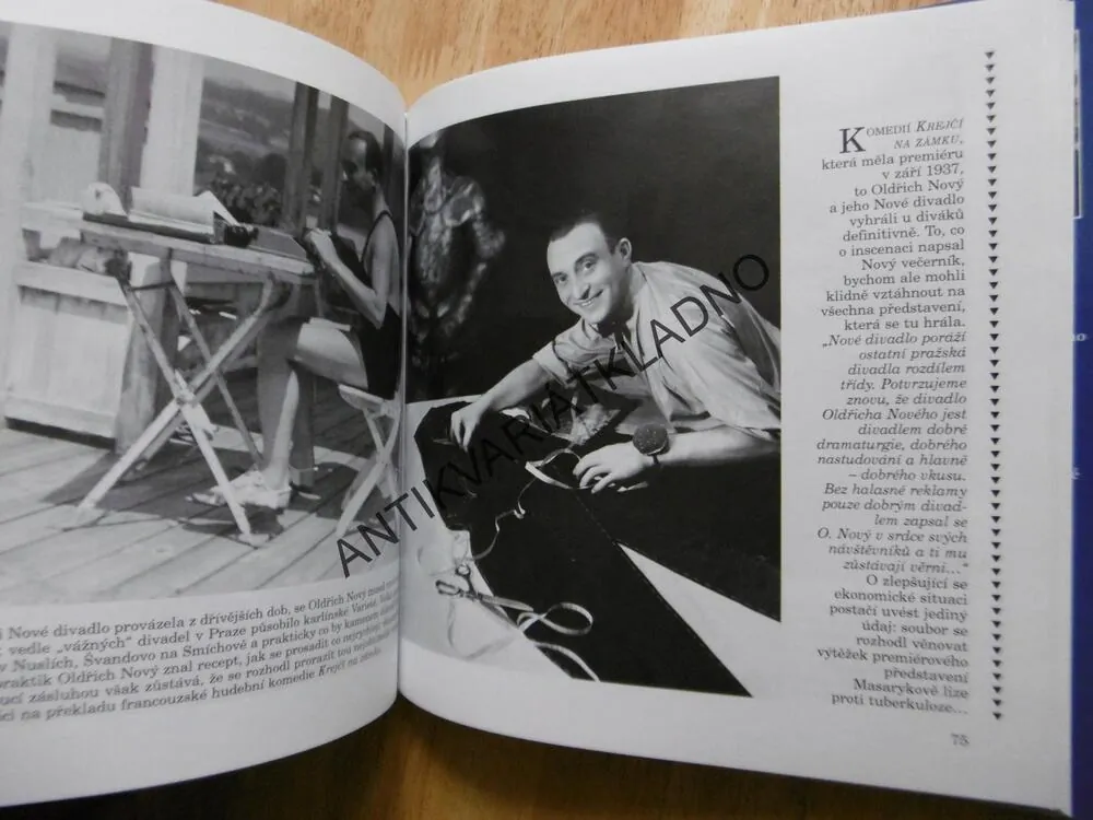 OLDŘICH NOVÝ, OBRAZOVÝ ŽIVOTOPIS, JOSEF FRAIS, JIRAS, **an