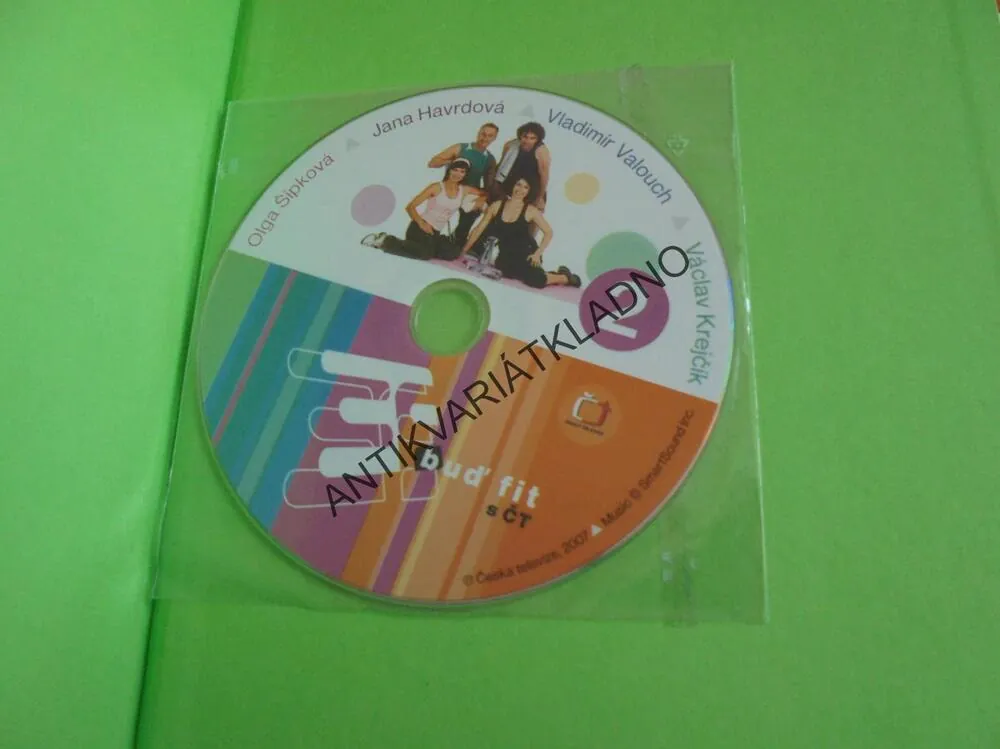 DOMÁCÍ POSILOVNA, BUĎ FIT S ČT, ŠÍPKOVÁ, HAVRDOVÁ, VALOUCH, KREJČÍK + DVD,SPORT
