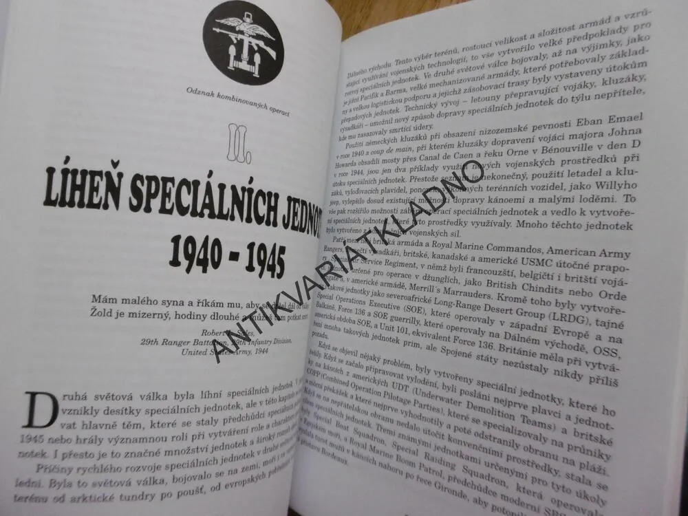 V BOJOVÉ ZÓNĚ, SPECIÁLNÍ JEDNOTKY OD ROKU 1945, ROBIN NEILLANDS, **an