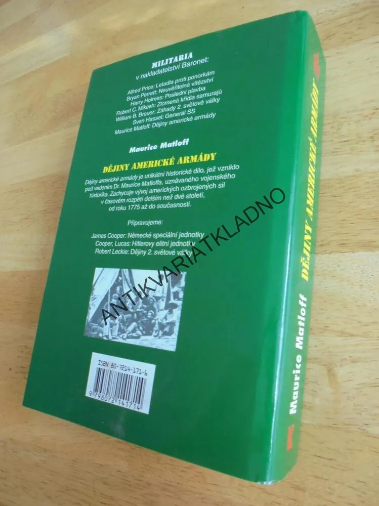 DĚJINY AMERICKÉ ARMÁDY, MAURICE MATLOFF, VÁLKA, **an