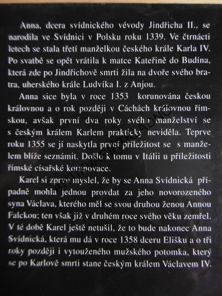 MŮJ MUŽ KRÁL KAREL IV., VLADIMÍR PŘIBSKÝ, **an