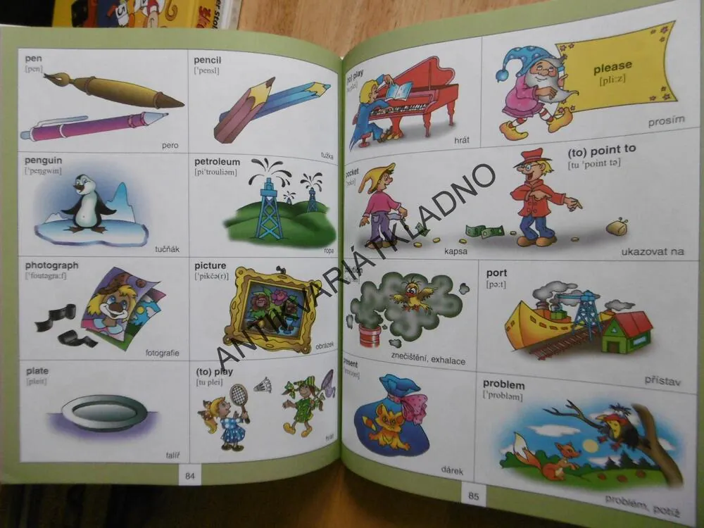 OBRÁZKOVÁ ANGLIČTINA, SLOVNÍČEK PRO DĚTI, **an