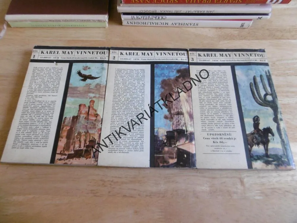 VINNETOU, 1-3, KAREL MAY, ZDENĚK BURIAN, 1966, **an