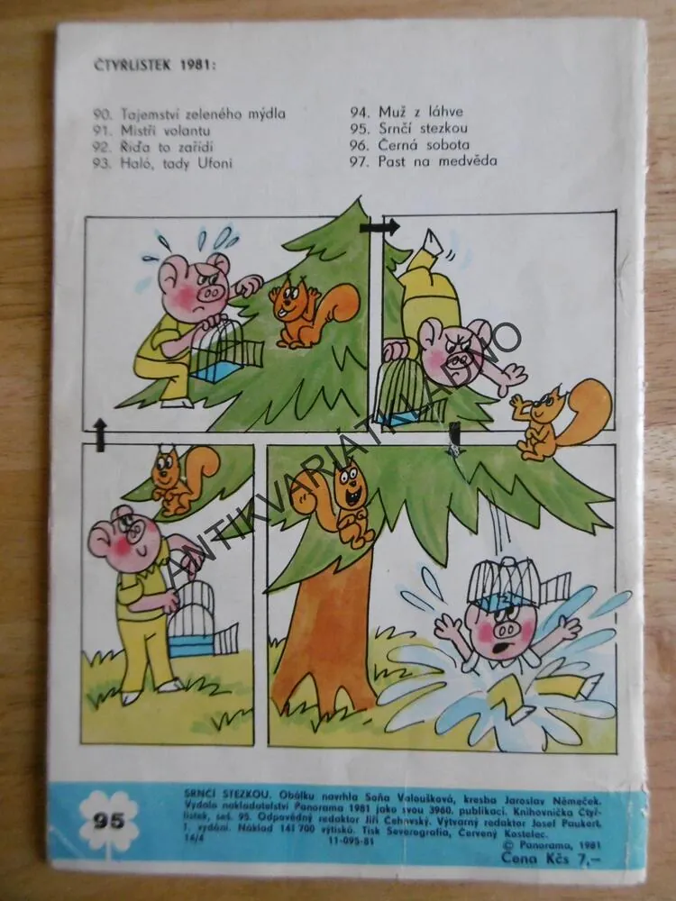 ČTYŘLÍSTEK 95 - SRNČÍ STEZKOU