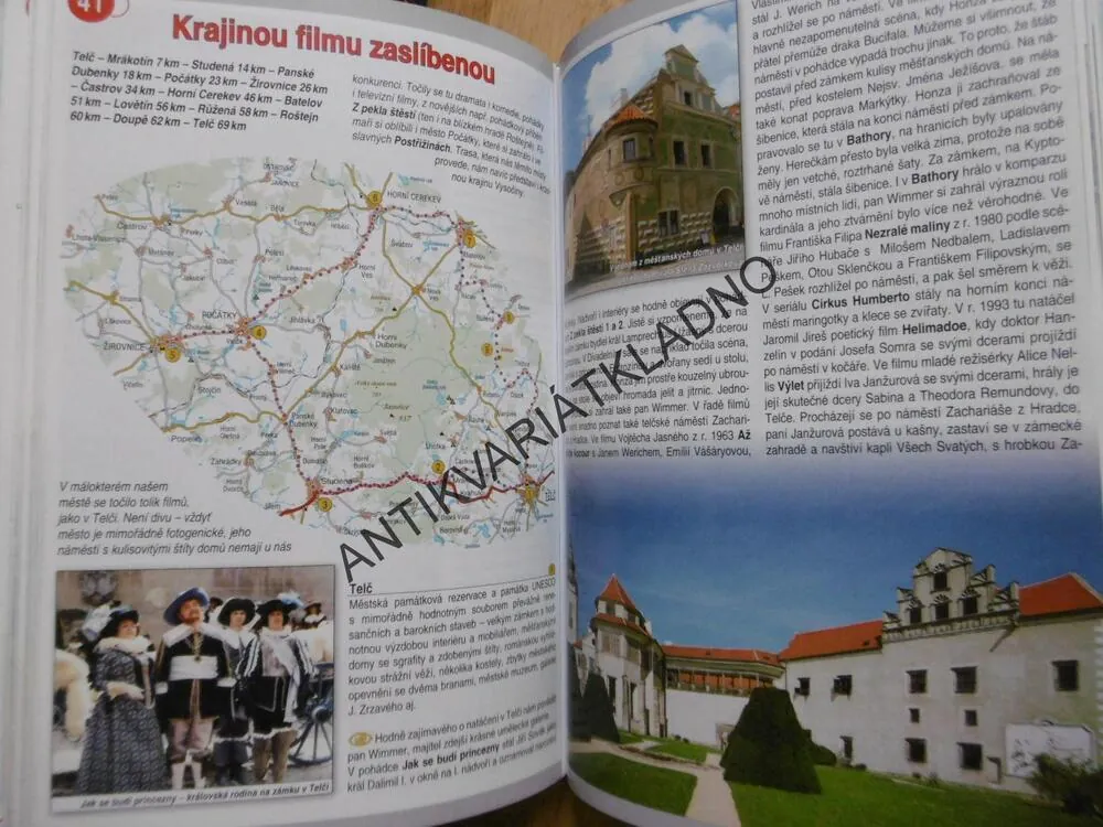FILMOVÁ A CESTOVNÍ KNIHA, AUTEM PO ČECHÁCH, MORAVĚ A SLEZSKU, VČETNĚ DVD, **an