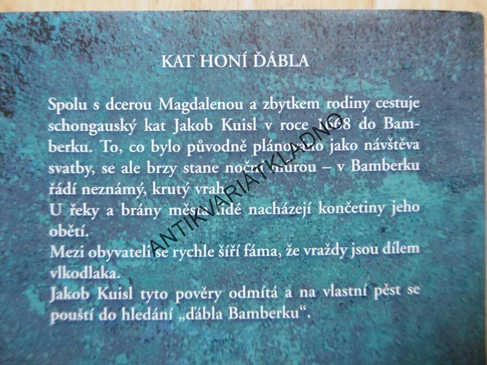 KATOVA DCERA A ĎÁBEL Z BAMBERKU, OLIVER PÖTZSCH, **an