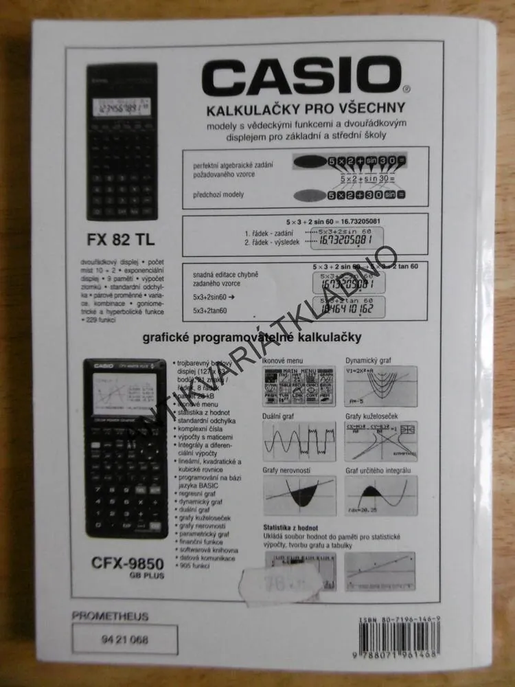 MATEMATIKA PRO GYMNÁZIA, ZÁKLADNÍ POZNATKY Z MATEMATIKY