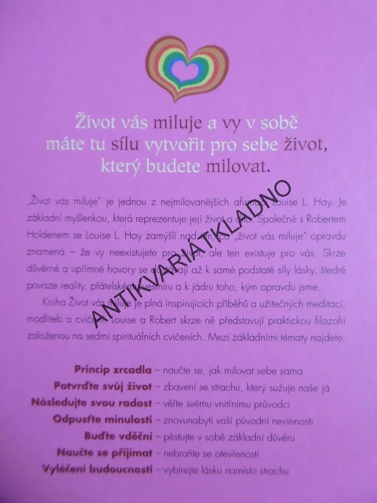 ŽIVOT VÁS MILUJE, LOUISE L.HAY, 7 SPIRITUÁLNÍCH CVIČENÍ, **an