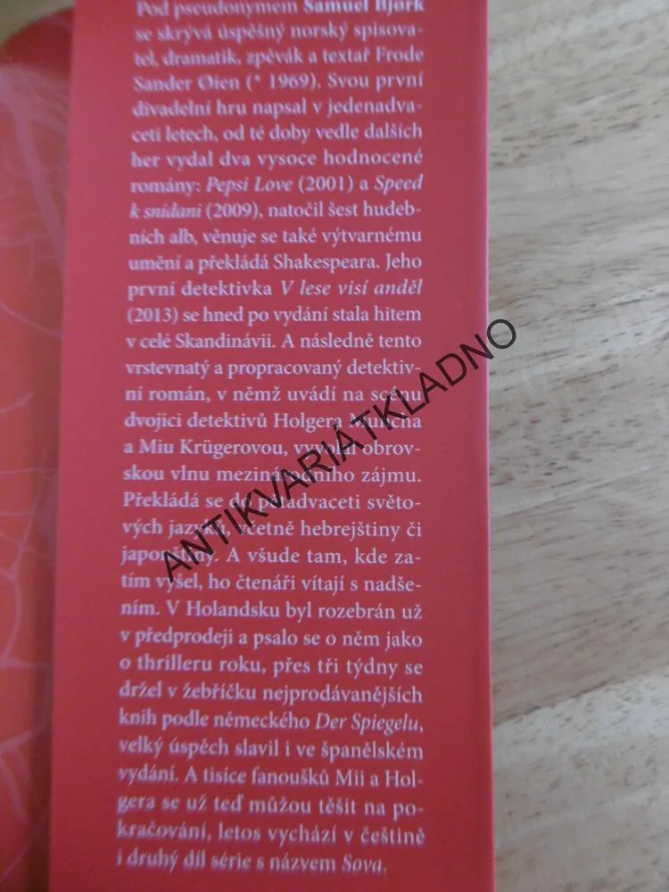 V LESE VISÍ ANDĚL, SAMUEL BJORK, **an