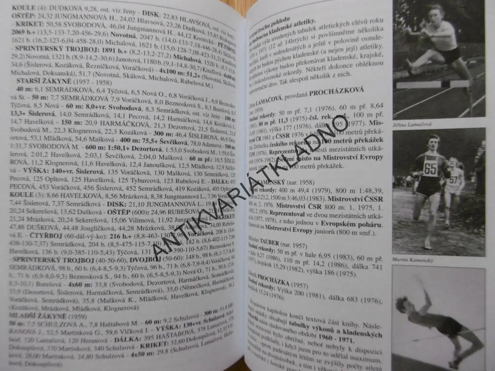 DRUHÉ PŮLSTOLETÍ KLADENSKÉ ATLETIKY 2.,  190-1971, KAREL KOZÁK, SPORT, KLADNO, **an