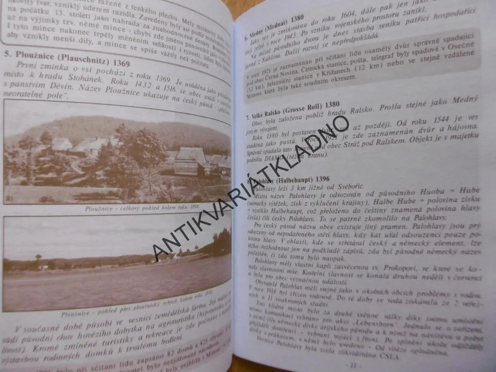 OBCE ŽIVÉ I ZANIKLÉ, BÝVALÝ VOJENSKÝ PROSTO RALSKO, 