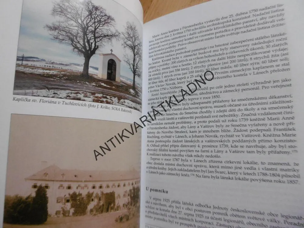 LÁNY A OKOLÍ VE SVĚTLE MÍSTNÍCH A POMÍSTNÍCH JMEN, VÁCLAV VODVÁŘKA, OKR. KLADNO