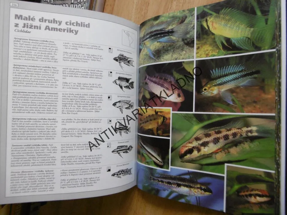 AKVARIJNÍ RYBY, ATLAS, WALLY KAHL, PŘES 750 DRUHŮ, **an