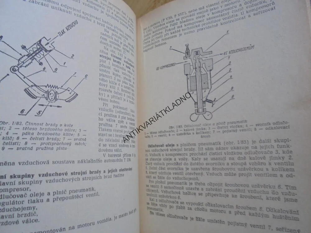 UČEBNICE VOJENSKÉHO ŘIDIČE, ARMÁDA, DOPRAVA, 1968