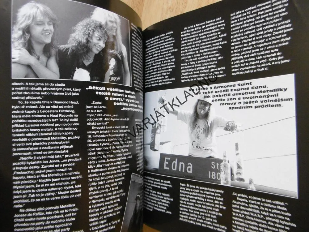 METALLICA, OBRAZOVÝ DOKUMENT, KNIHA PRO METALISTY, OD 1980 DO DNES, PŘES 150 FOTOGRAFIÍ