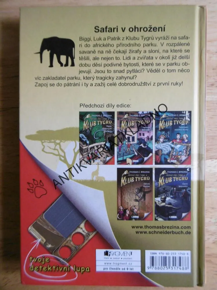 KLUB TYGRŮ, THOMAS BREZINA, SAFARI V OHROŽENÍ, VČ.LUPY, **an