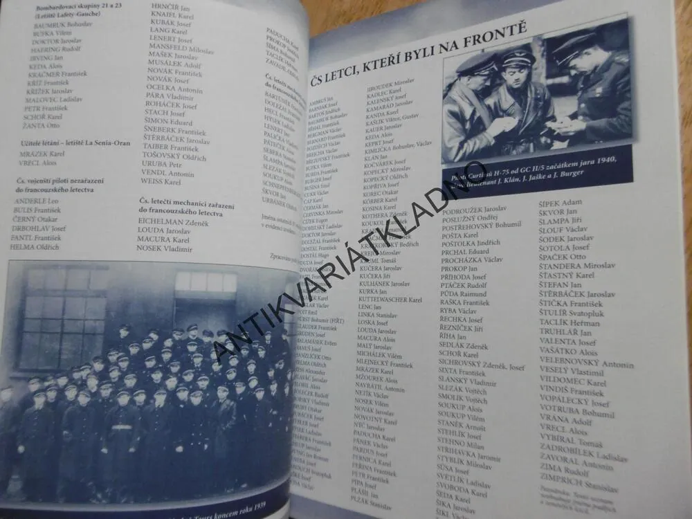 ČESKOSLOVENŠTÍ LETCI VE FRANCII 1939-1940,