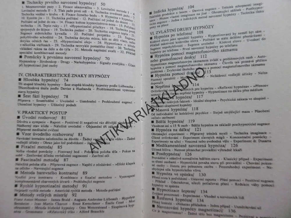 VYŠŠÍ ŠKOLA HYPNÓZY, KURT TEPPERWEIN,