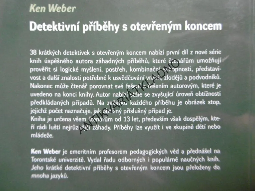 DETEKTIVNÍ PŘÍBĚHY S OTEVŘENÝM KONCEM,
