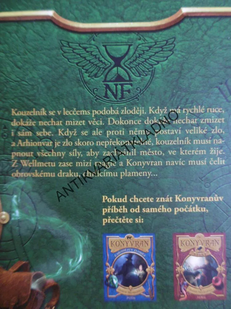 KONYVRAN, 1-3, PLAMENY,STÍNY, ČARODĚJŮV ZLODĚJ, SARAH PRINEASOVÁ,
