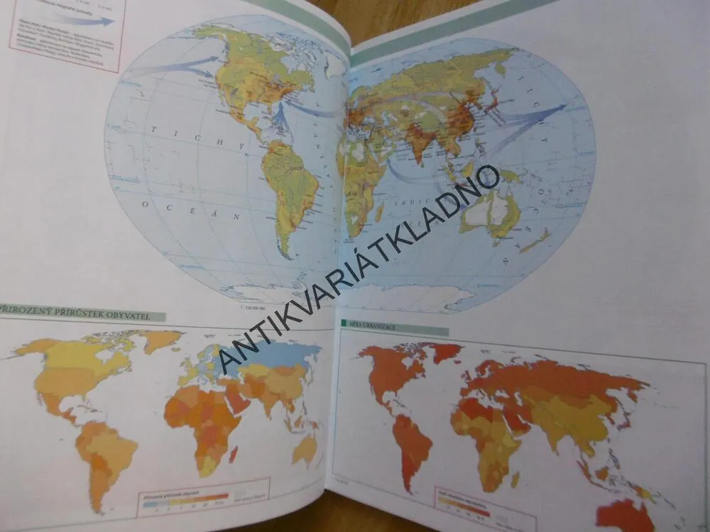 PRAKTICKÝ ATLAS SVĚTA, KARTOGRAFIE PRAHA, **an