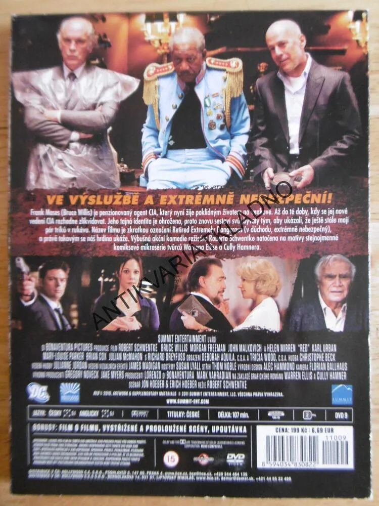 RED, DVD FILM