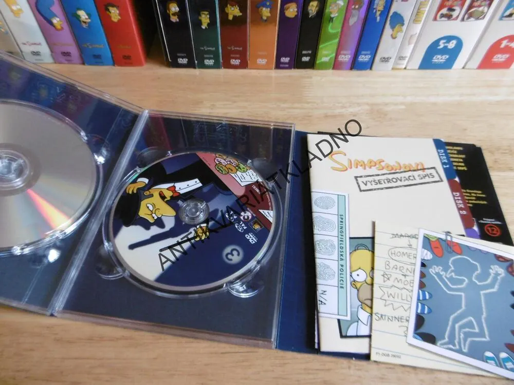 SIMPSONOVI, KOMPLETNÍ ŠESTÁ SÉRIE, 3 DVD FILM