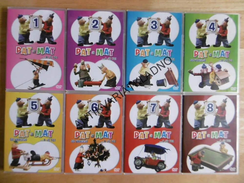 PAT A MAT, ...A JE TO!, 8 DVD FILM