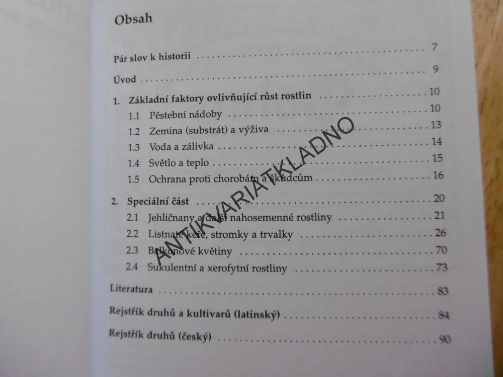 PŘENOSNÉ ROSTLINY PRO BALKONY, TERASY A LODŽIE, ČESKÁ ZAHRADA 34, 