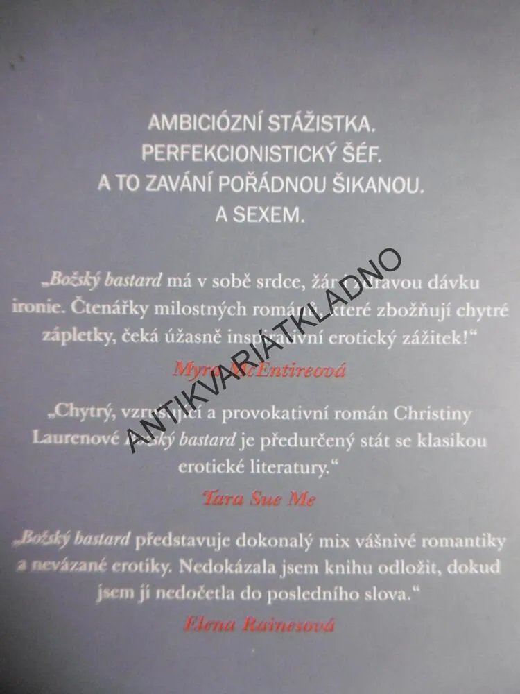 BOŽSKÝ BASTARD, CHRISTINA LAURENOVÁ, **an
