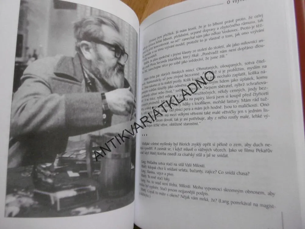 12 PODOB JANA WERICHA, FRANTIŠEK CINGER- AUTOGRAM, HEREC JAN WERICH