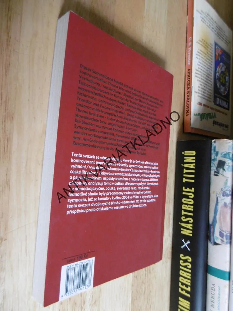TRANSFER VYHNÁNÍ ODSUN V KONTEXTU ČESKÉ LITERATURY, ČESKY, NĚMECKY, **an