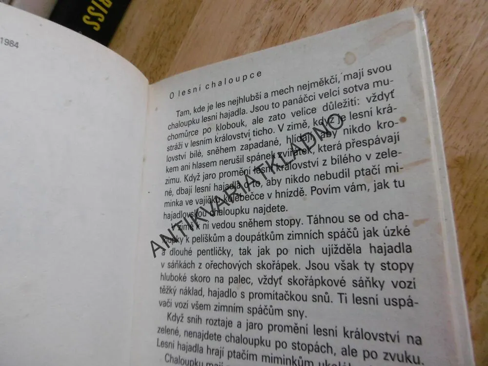 POHÁDKY LESNÍHO TICHA, MARIE KUBÁTOVÁ, JOLANTA LYSKOVÁ, 1984, **an