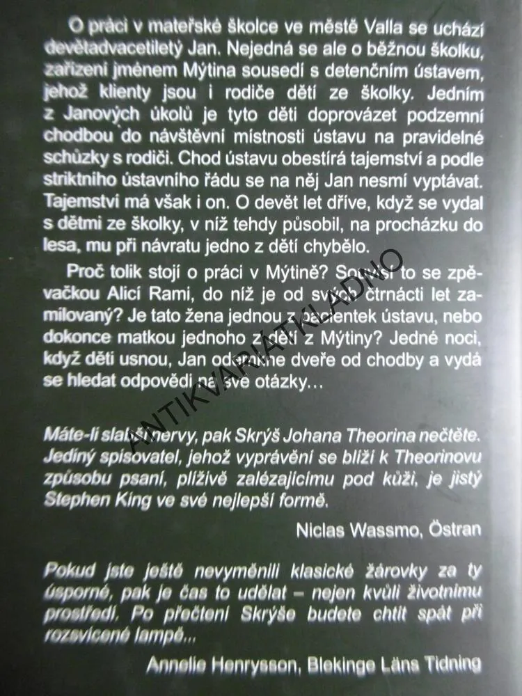 SKRÝŠ, JOHAN THEORIN, **an