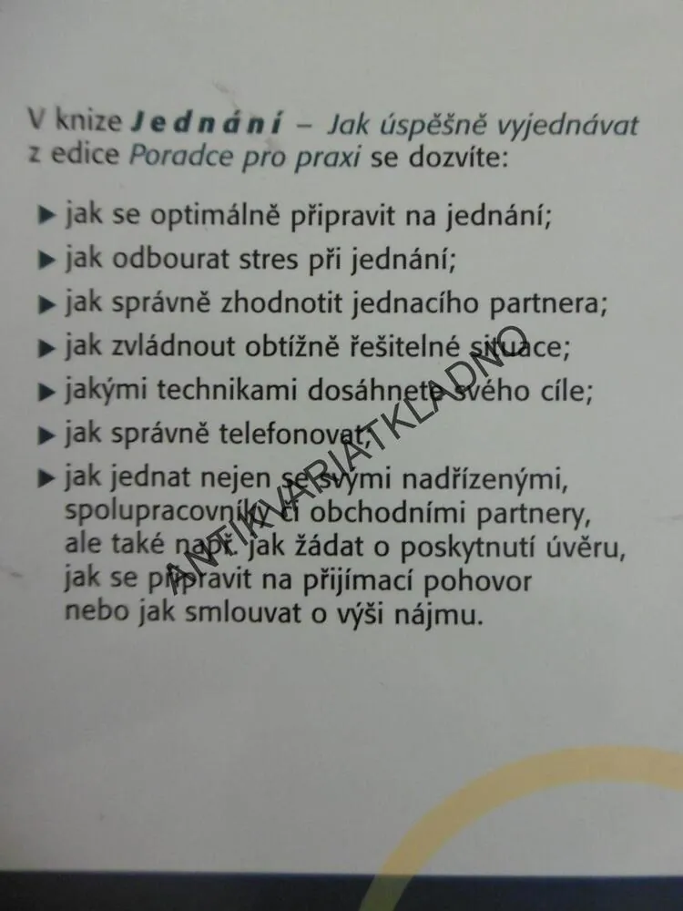 JEDNÁNÍ, JAK ÚSPĚŠNĚ VYJEDNÁVAT, BARBARA SCHOTT