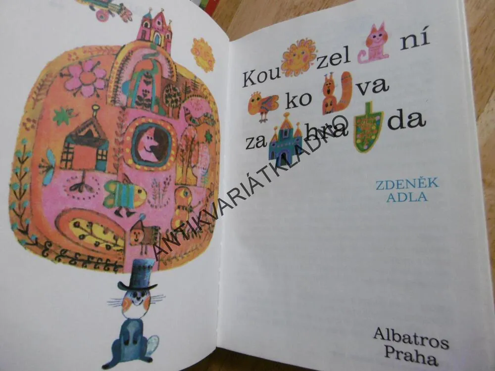 KOUZELNÍKOVA ZAHRADA, ZDENĚK ADLA, JOSEF PALEČEK, 1990, **an