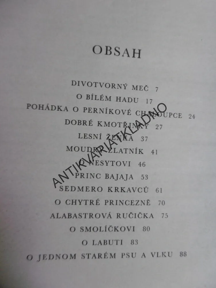 NÁRODNÍ POHÁDKY, BOŽENA NĚMCOVÁ, JOSEF LADA,1972, **an
