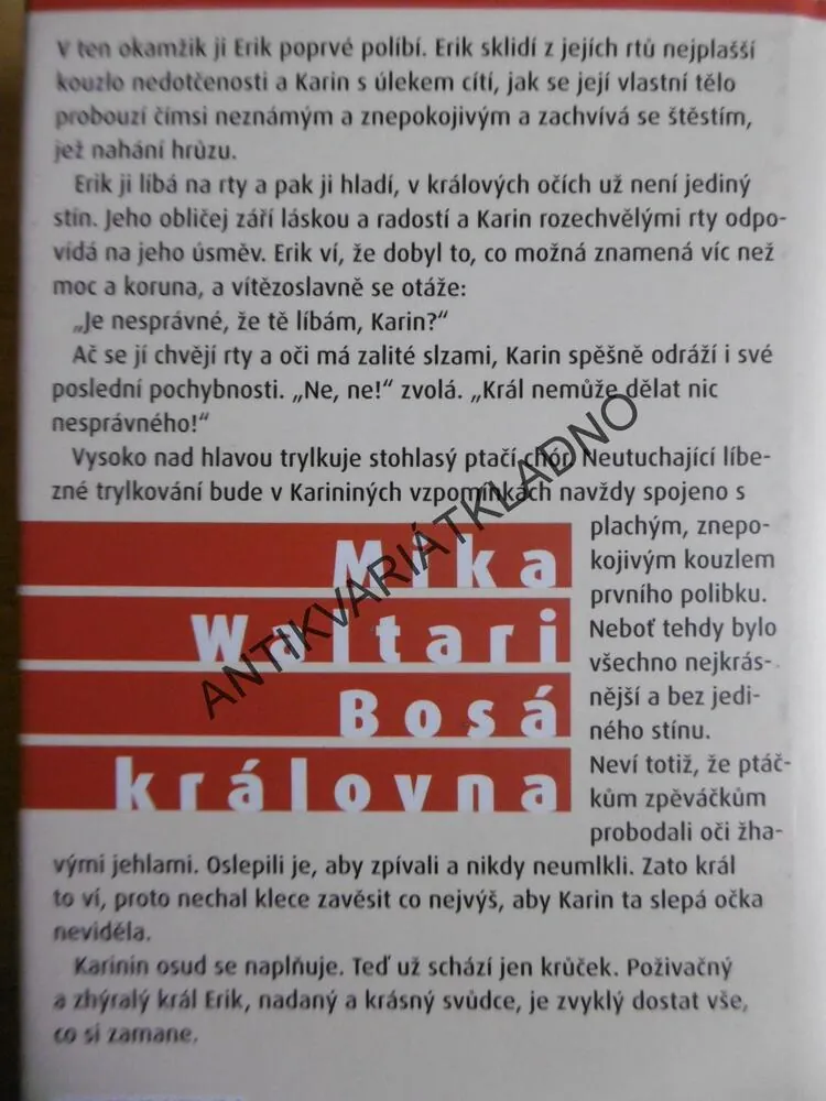 BOSÁ KRÁLOVNA, MIKA WALTARI, **an