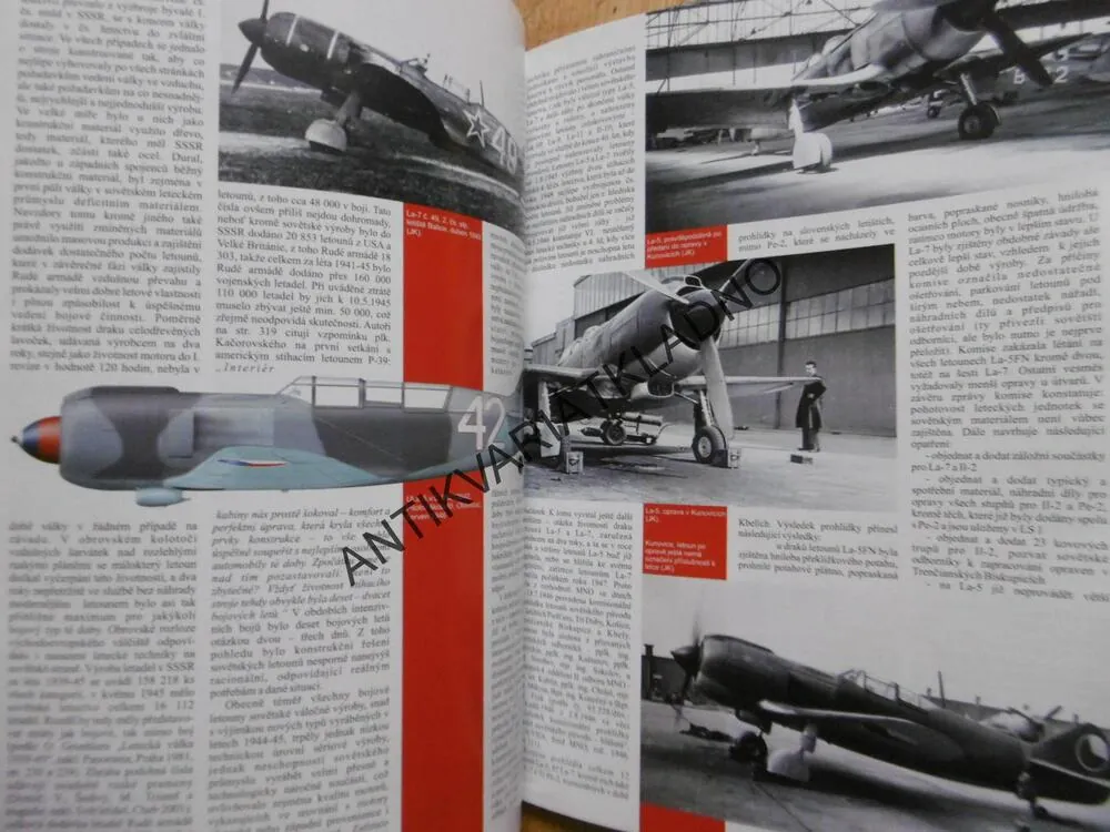 AERO 13, LAVOČKIN LA-5/LA-7 V ČESKOSLOVENSKÉM LETECTVU, LETADLO,