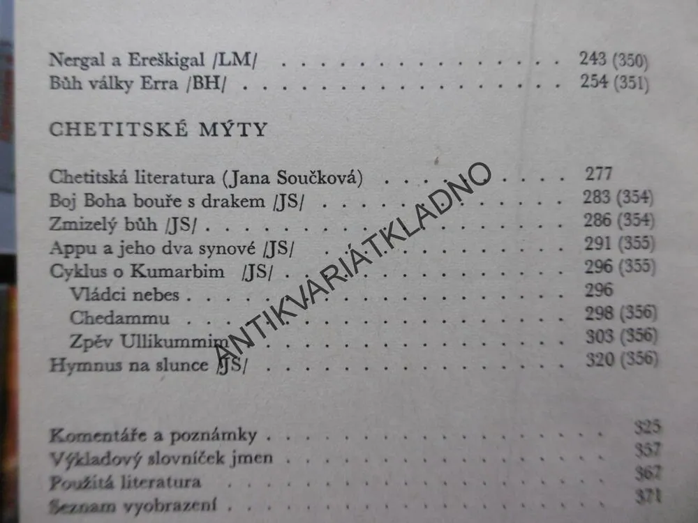 MÝTY STARÉ MEZOPOTÁMIE