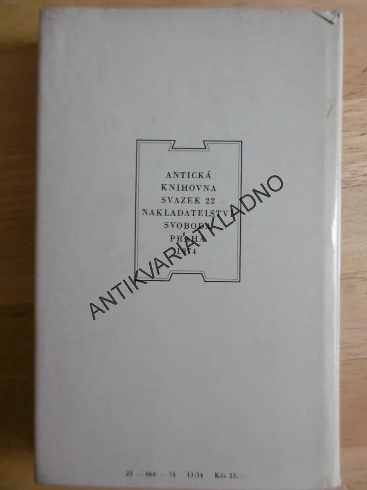APULEIUS ZLATÝ OSEL, ANTICKÁ KNIHOVNA, **an