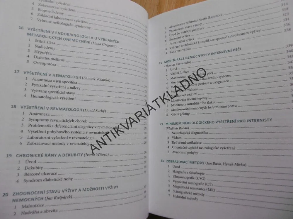 ÚVOD DO VNITŘNÍHO LÉKAŘSTVÍ, JITKA MLÍKOVÁ SEIDLEROVÁ, **an
