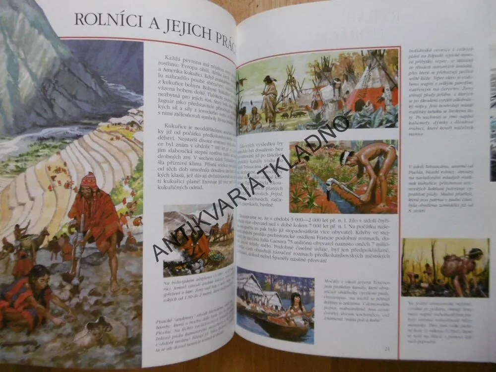 V DOBÁCH MAYŮ, AZTÉKŮ A INKŮ, JAK SE ŽILO V MINULOSTI, **an
