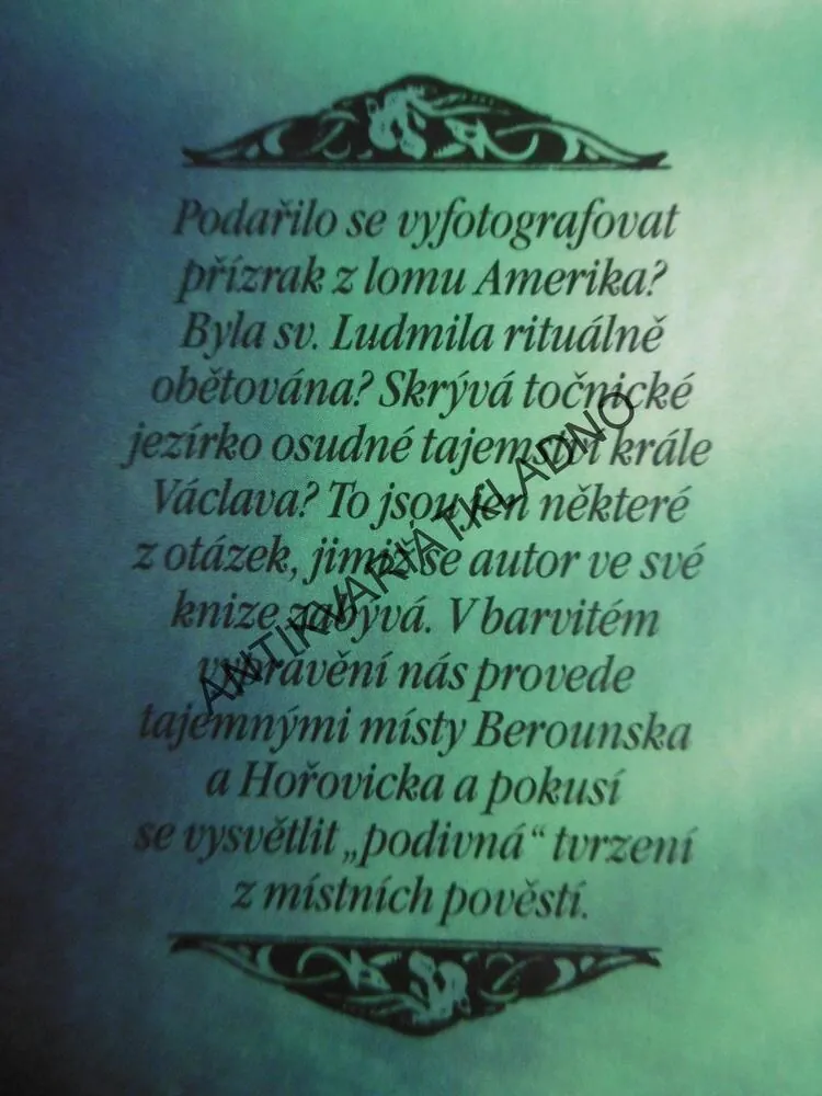 TAJEMNÁ TVÁŘ KRAJINY MEZI BEROUNKOU A BRDY, OTOMAR DVOŘÁK