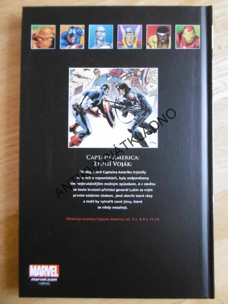 CAPTAIN AMERICA, KAPITÁN AMERICA,ZIMNÍ VOJÁK, 2., KOMIKS MARVEL 51.