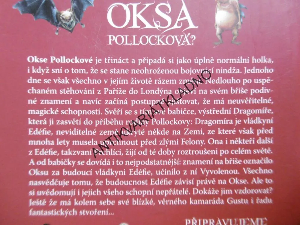 OKSA POLLOCKOVÁ, VYVOLENÁ, KNIHA PRVNÍ, ANNE PLICHOTOVÁ, GENDRINE WOLFOVÁ, **an