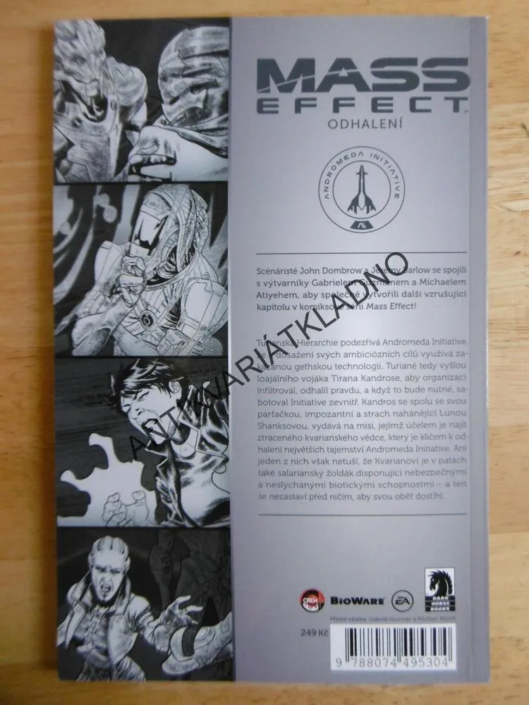 MASS EFFECT, ODHALENÍ, DOMBROW, BARLOW, KOMIKS CREW