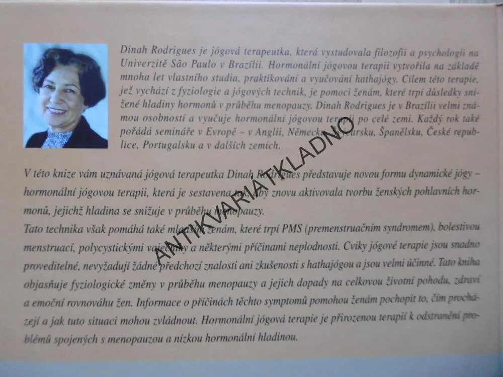 HORMONÁLNÍ JÓGOVÁ TERAPIE, DINAH RODRIGUES, JÓGA,