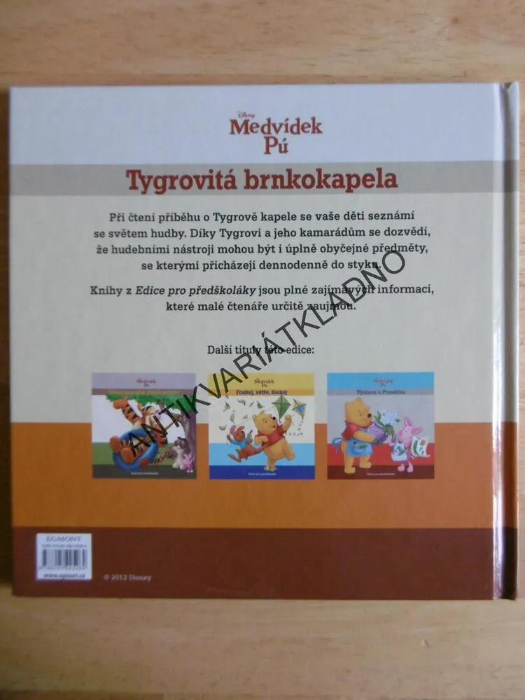 TYGROVITÁ BRNKOKAPELA, MEDVÍDEK PÚ, WALT DISNEY